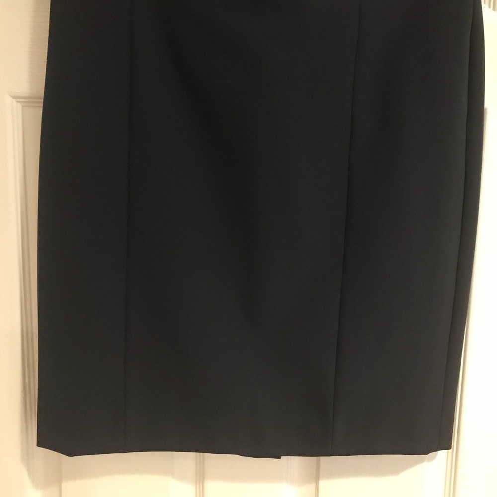 Ann Taylor navy pencil skirt.